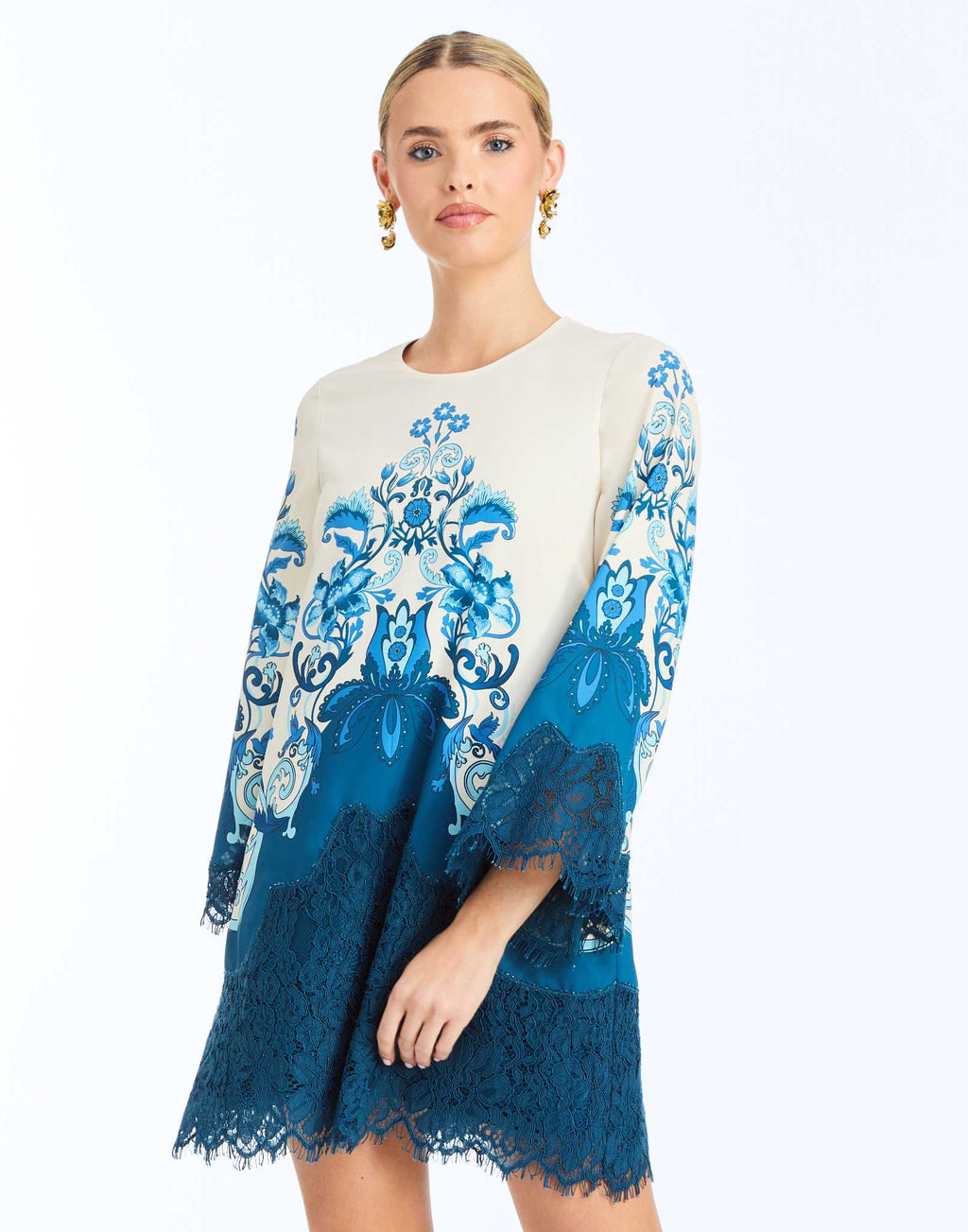 mestiza mini dress Mira Lace Mini Dress M / Grotto Flourish