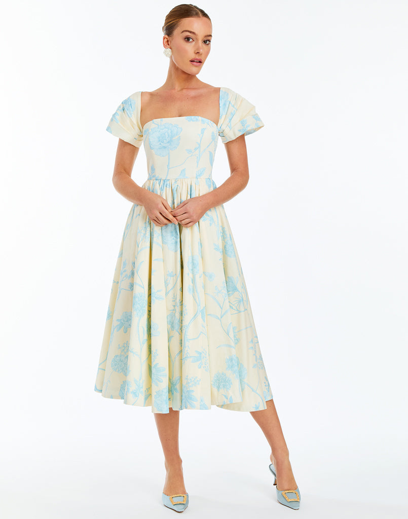 Mestiza New York Odette Convertible Midi Dress - Blue Mestiza New York Odette Convertible Midi Dress - Blue