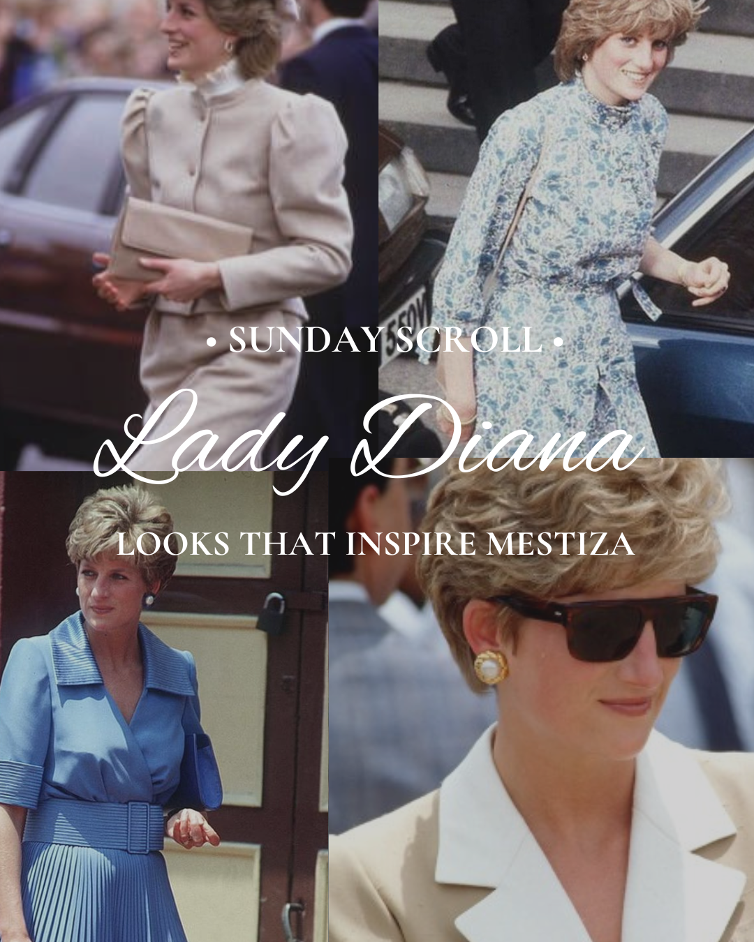 Sunday Scroll: Lady Diana Looks that Inspire Mestiza