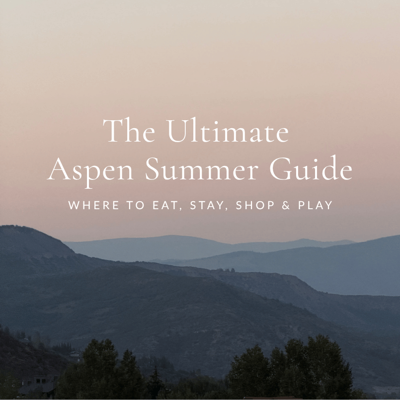 The Mestiza Guide to Aspen: Where to Eat, Stay, Shop & Explore