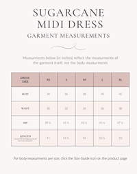Sugarcane Midi Dress