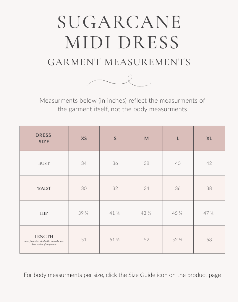Sugarcane Midi Dress