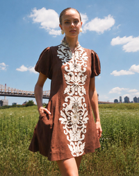 Pre-Order - Flavia Barong Mini Dress