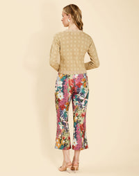 Tuxedo Crop Kick Pants