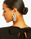 Emerald Blossom Drop Earrings