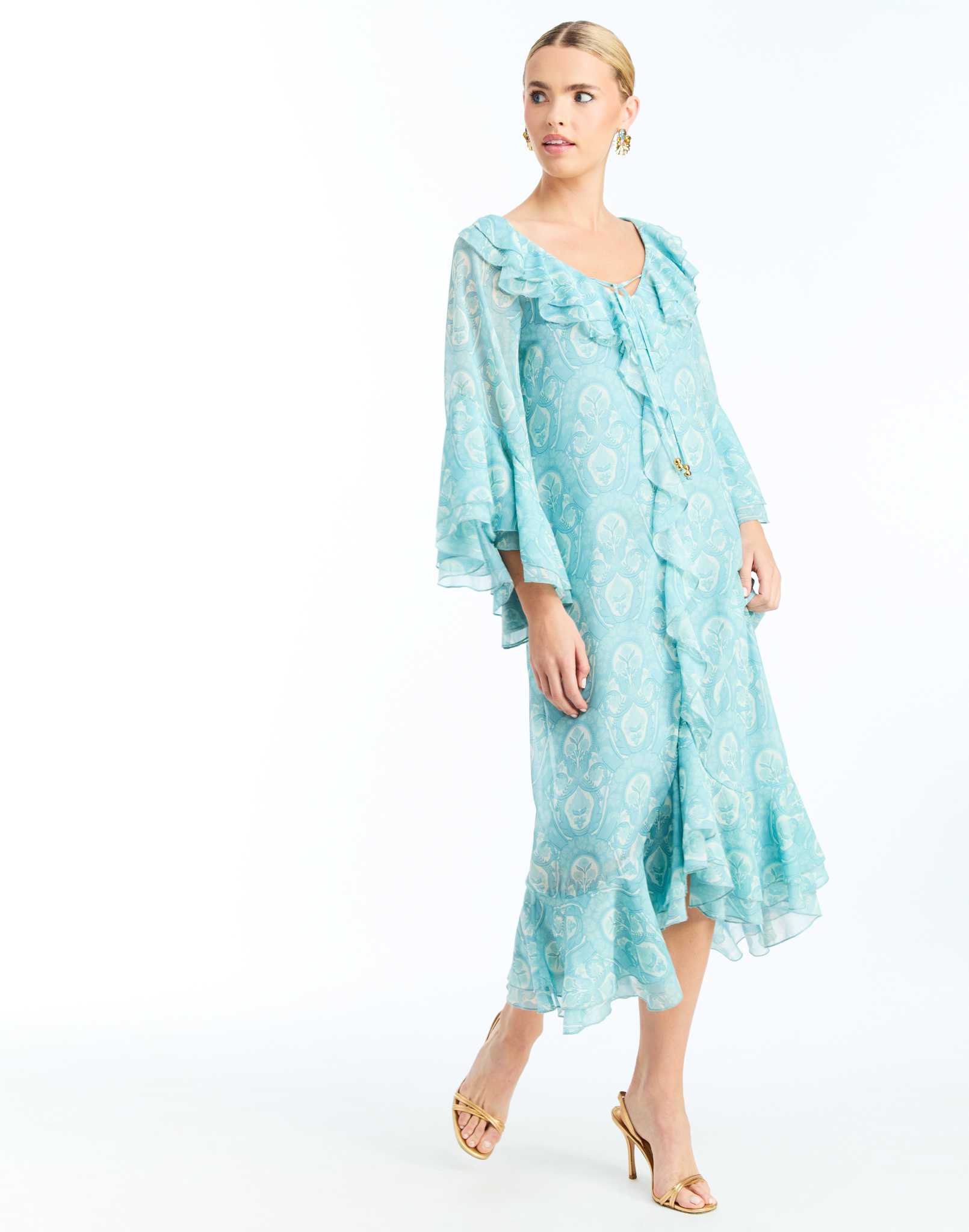 Bimini Ruffle Caftan