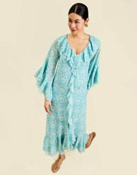 Bimini Ruffle Caftan