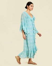 Bimini Ruffle Caftan