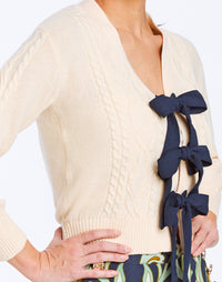 Brigitta Bow Cardigan Sweater