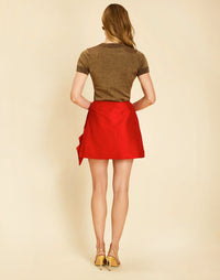 Carter Bow Mini Skirt