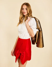 Carter Bow Mini Skirt