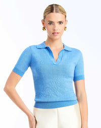 Charlie Short Sleeve Polo Sweater