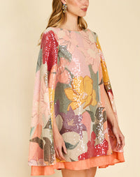 Pre-Order - Collins Cape Mini Dress