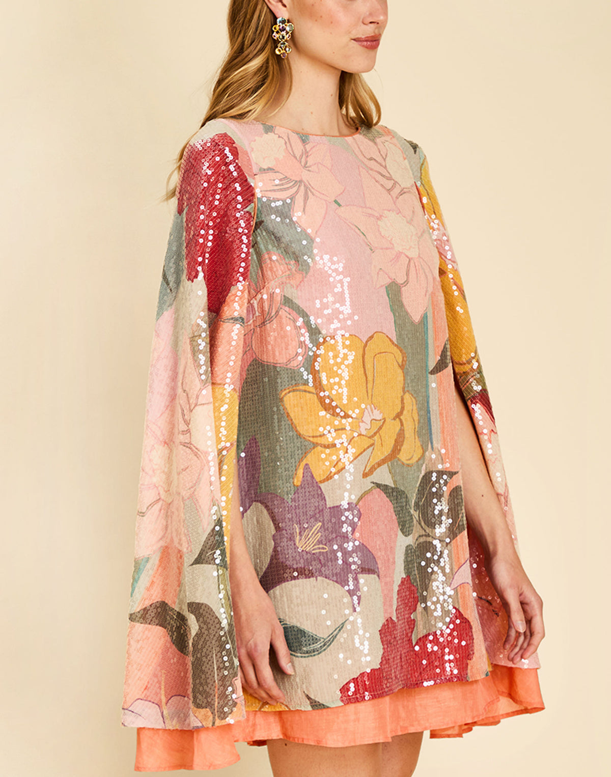 Pre-Order - Collins Cape Mini Dress