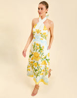Copacabana Halter Midi Dress