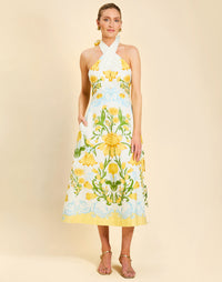 Copacabana Halter Midi Dress