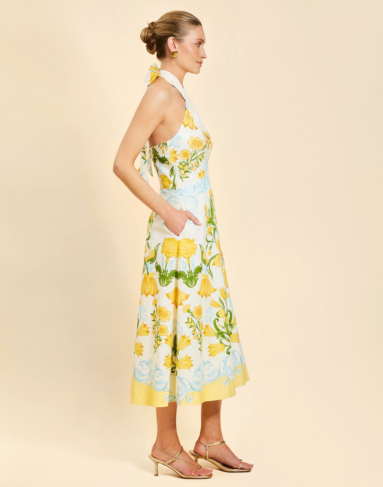 Copacabana Halter Midi Dress
