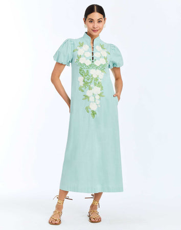 Mestiza New York | Elliana Barong Midi Dress | L
