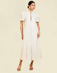 Elliana Barong Midi Dress