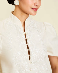 Elliana Barong Midi Dress