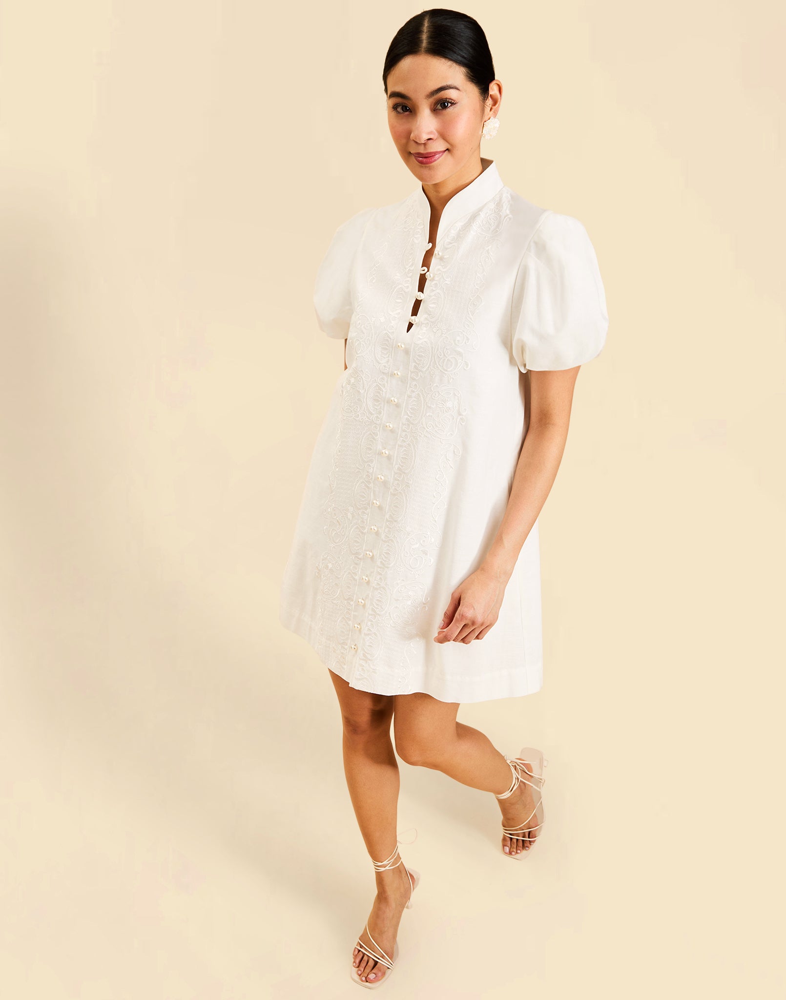 Elliana Barong Mini Dress
