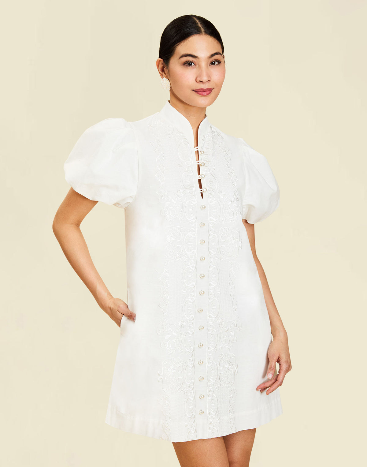 Elliana Barong Mini Dress