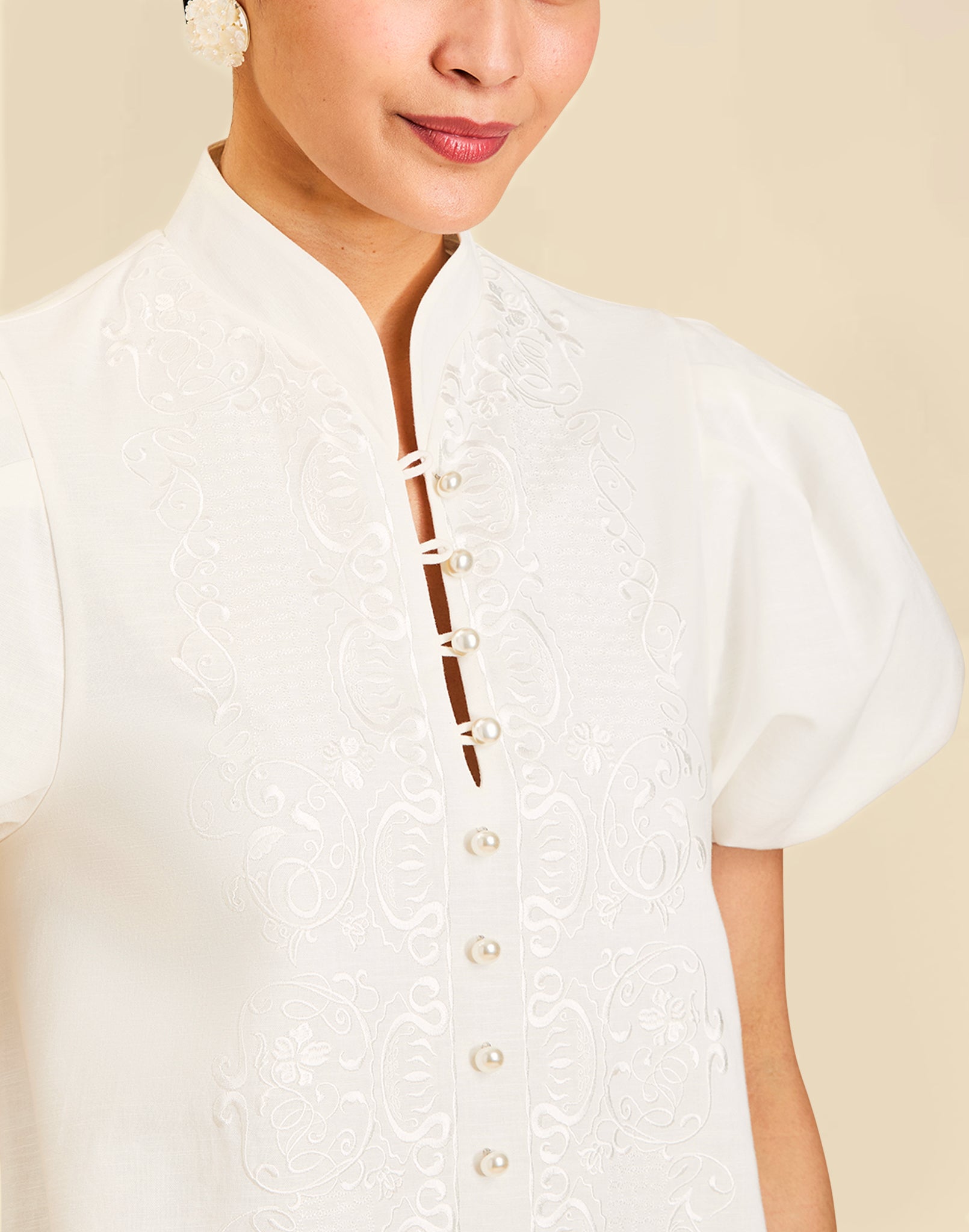 Elliana Barong Mini Dress