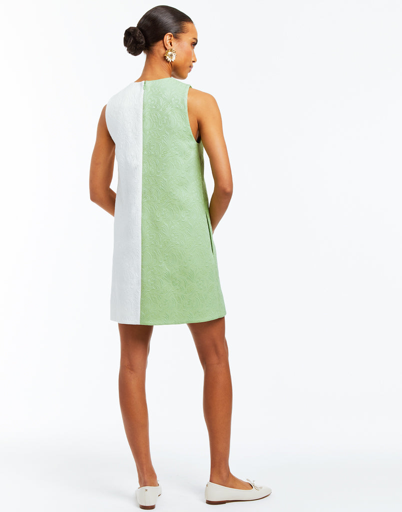 Green on sale scallop dress