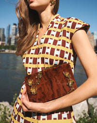 Augustine Gilded Tortoise Acrylic Bag