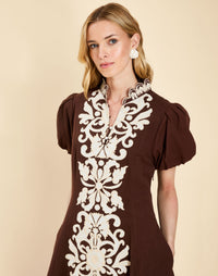 Pre-Order - Flavia Barong Mini Dress