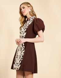 Pre-Order - Flavia Barong Mini Dress