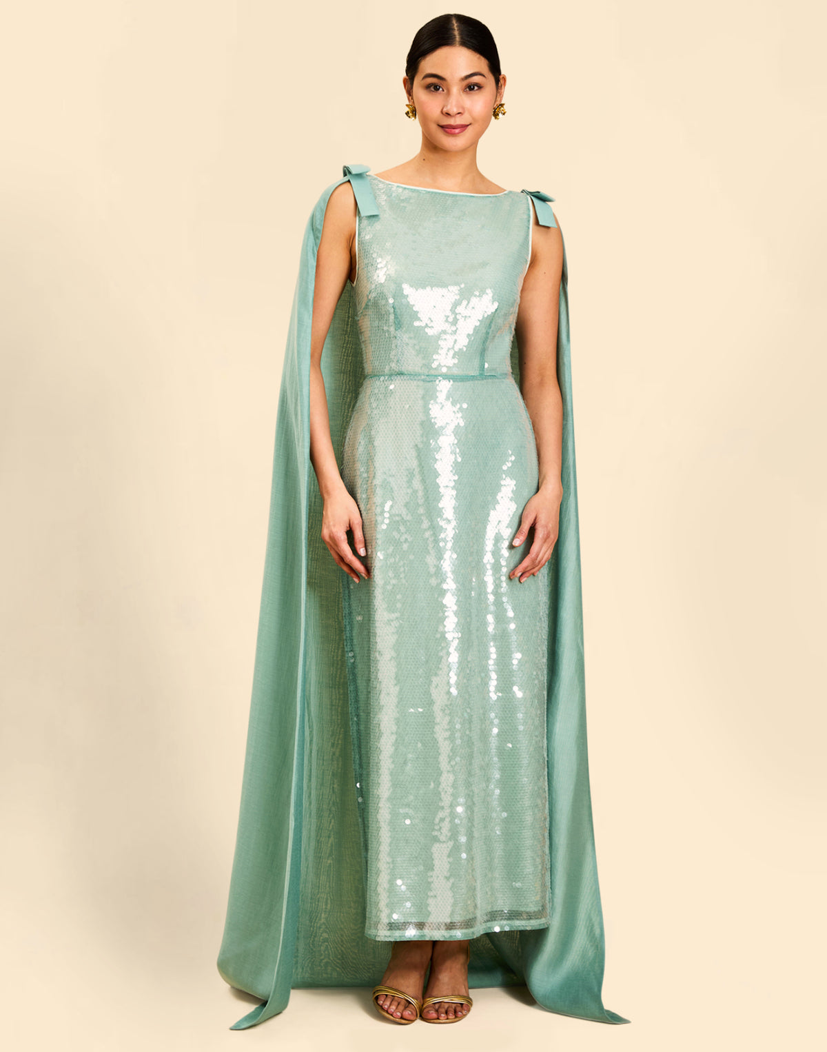 Lillian Convertible™ Cape Dress