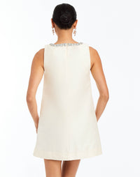 Manhattan Embellished Shift Mini Dress