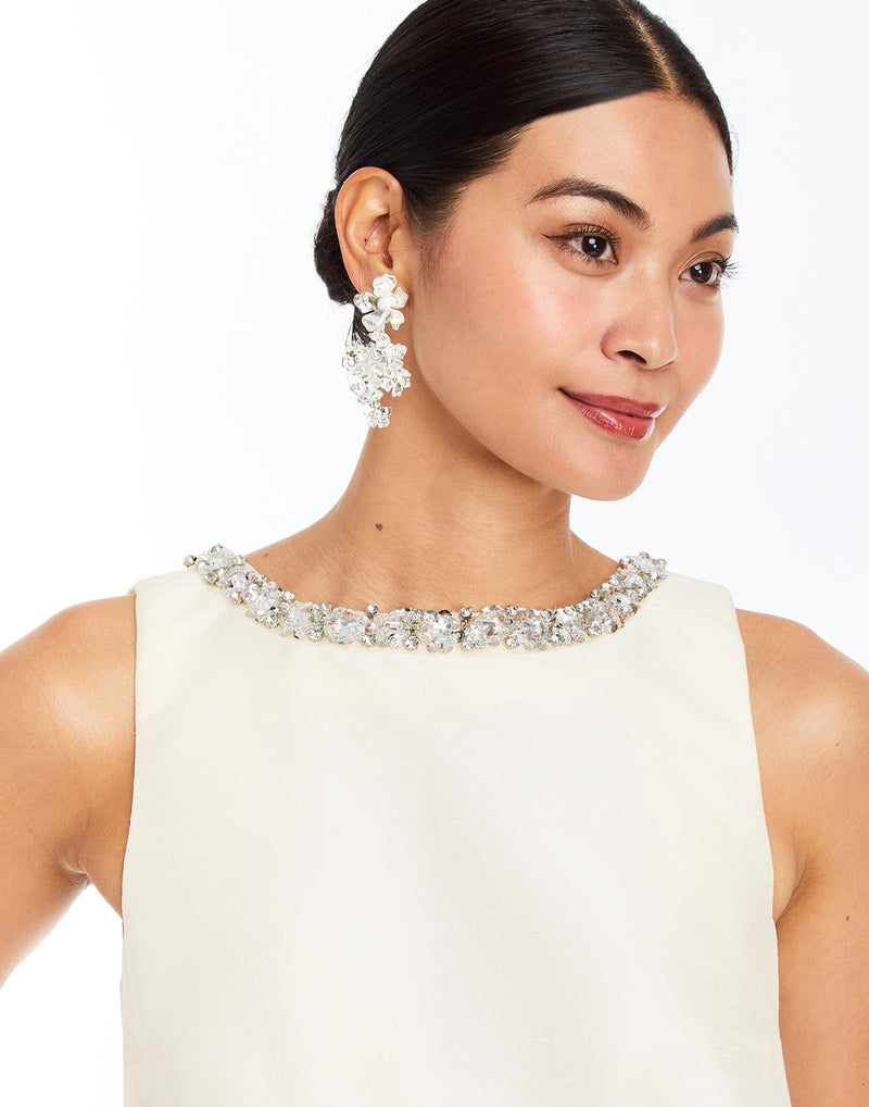 Manhattan Embellished Shift Mini Dress