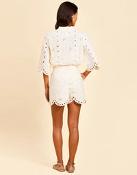 Mickey Scallop Lace Shorts