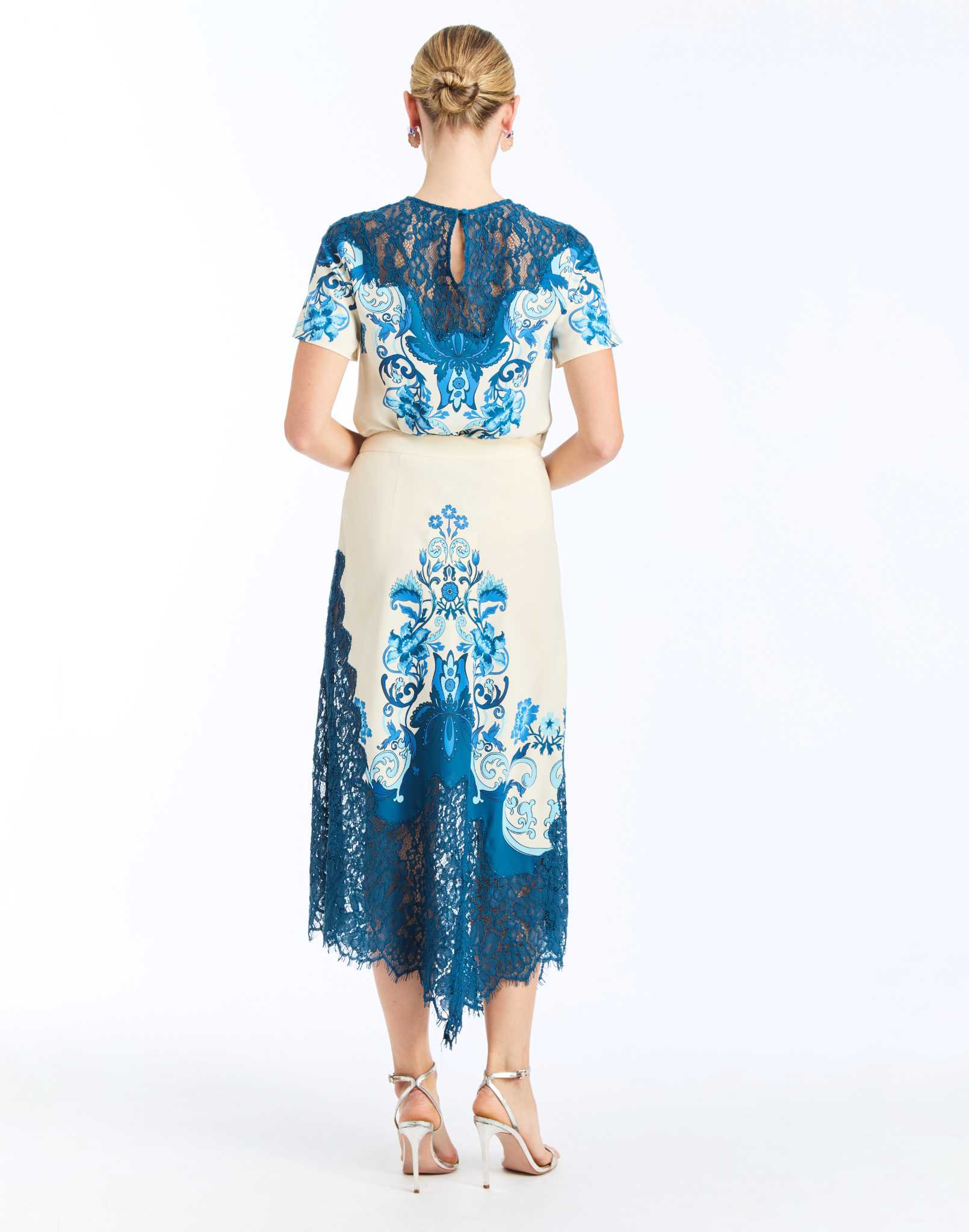 Gracie Lace Midi Skirt