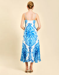 Reverie Tea-Length Sash Dress