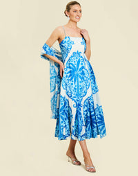 Pre-Order - Reverie Tea-Length Sash Dress