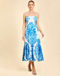 Reverie Tea-Length Sash Dress