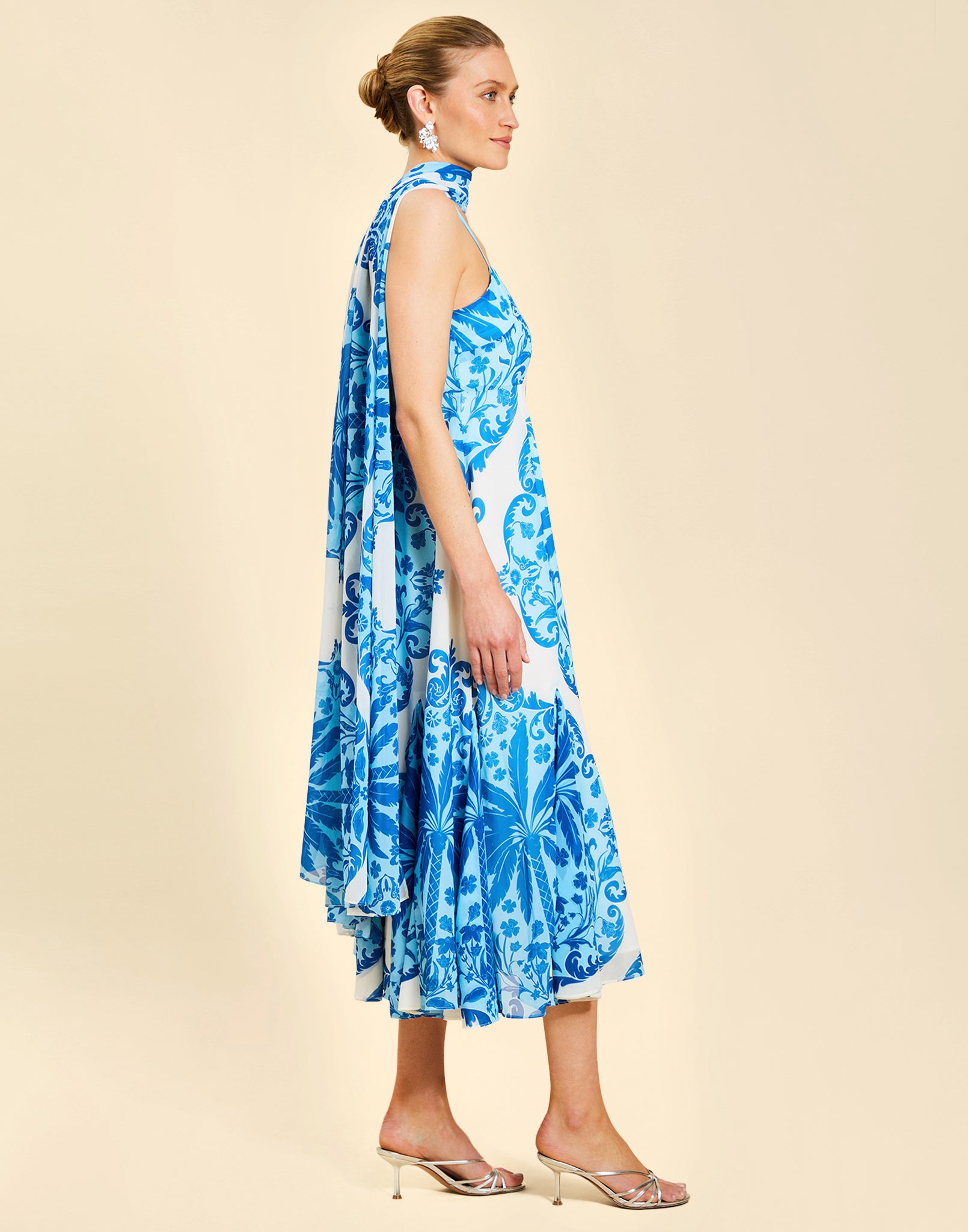 Reverie Tea-Length Sash Dress