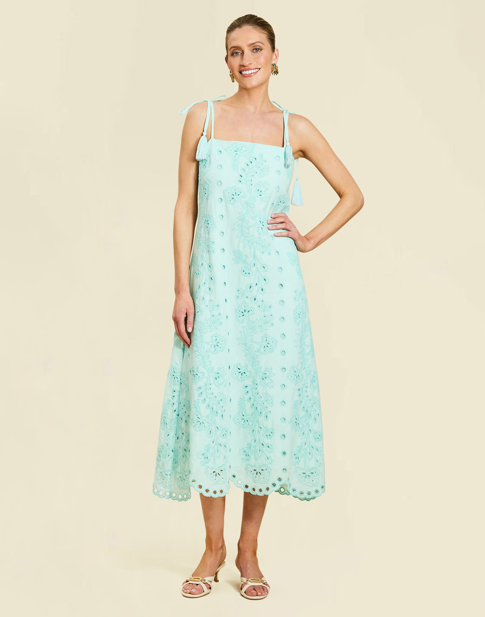 Pre-Order - Salvador Tassel Midi Dress