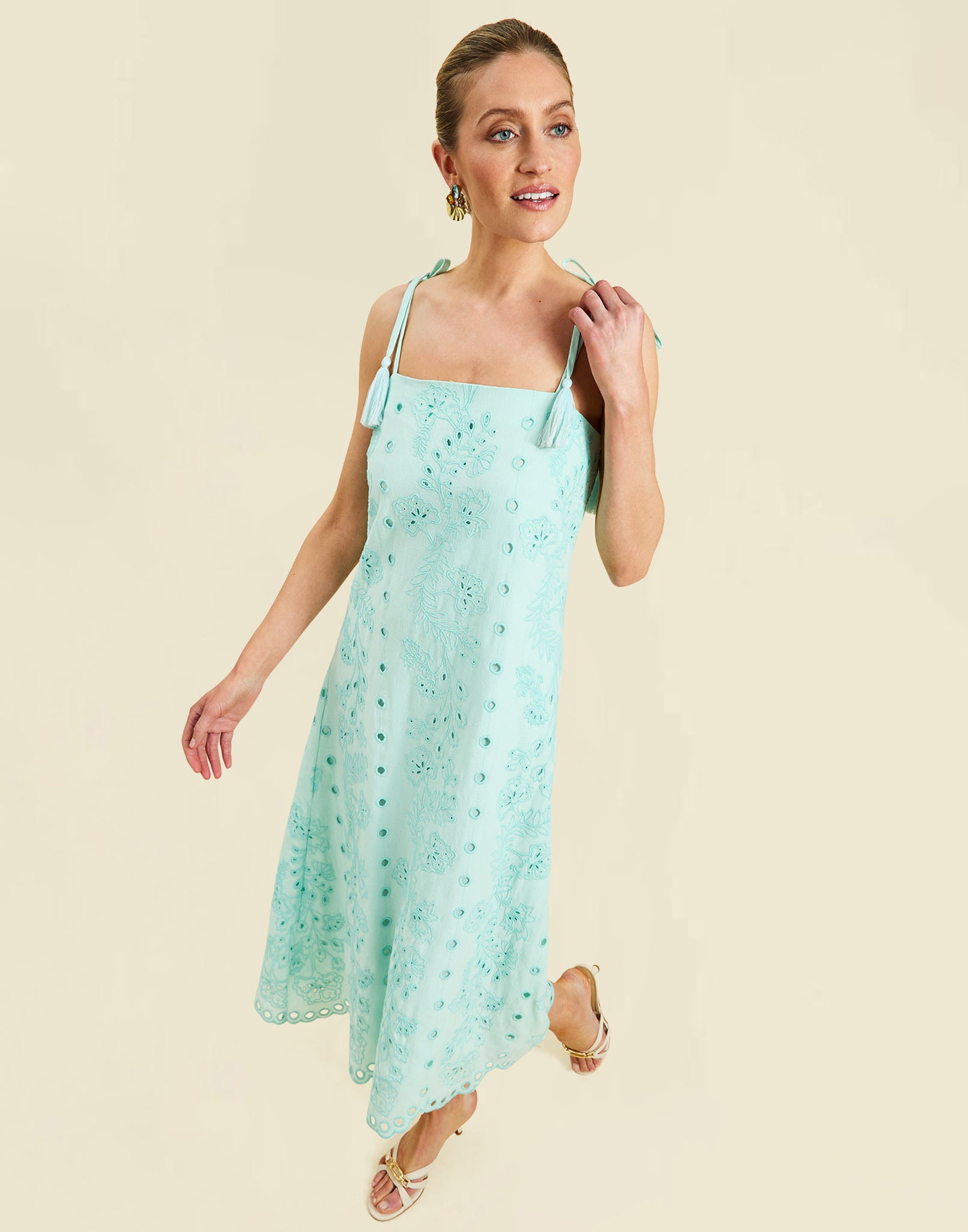 Pre-Order - Salvador Tassel Midi Dress