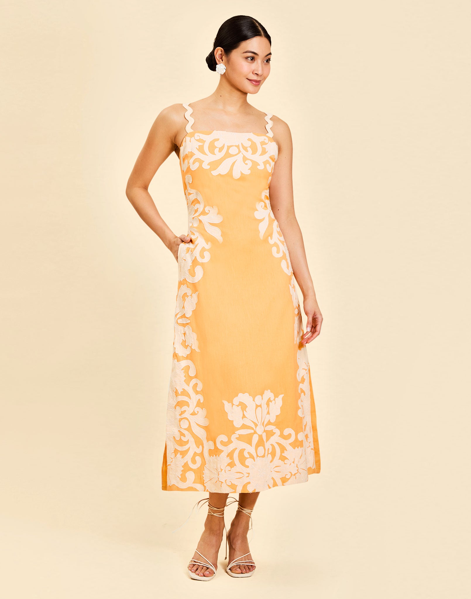 Sammy Embroidered Midi Dress