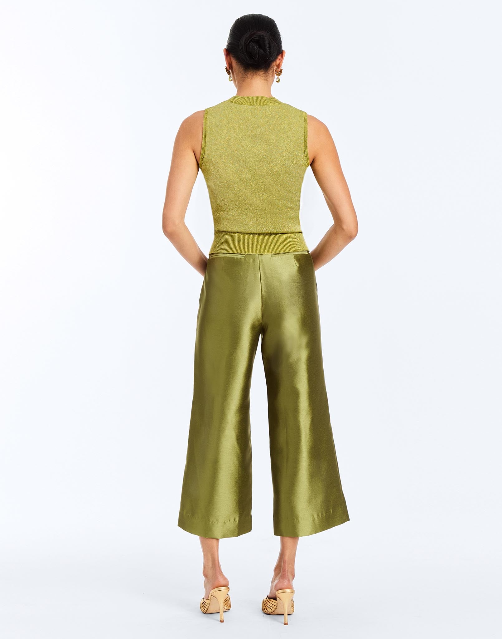 Soho Metallic Knit Top