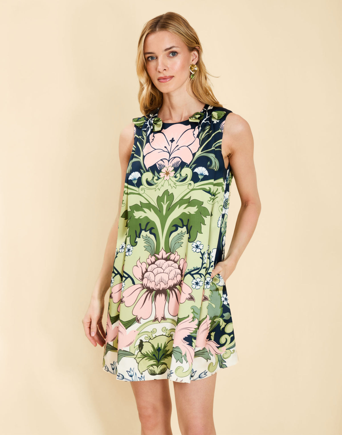 Pre-Order - Soma Duo Bow Mini Dress