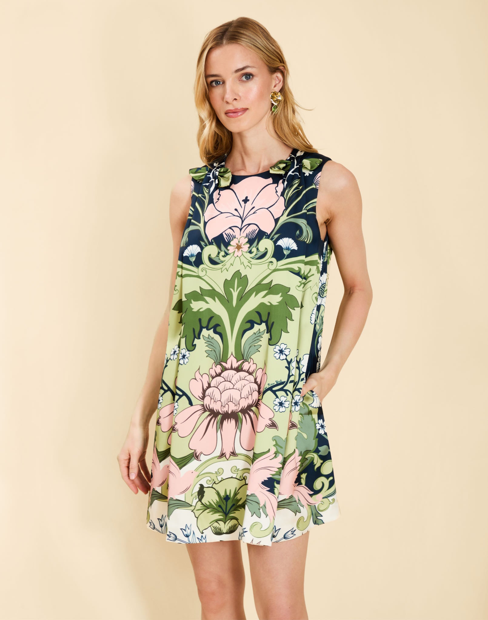 Pre-Order - Soma Duo Bow Mini Dress