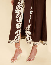 Pre-Order - Suzanna Barong Midi Dress