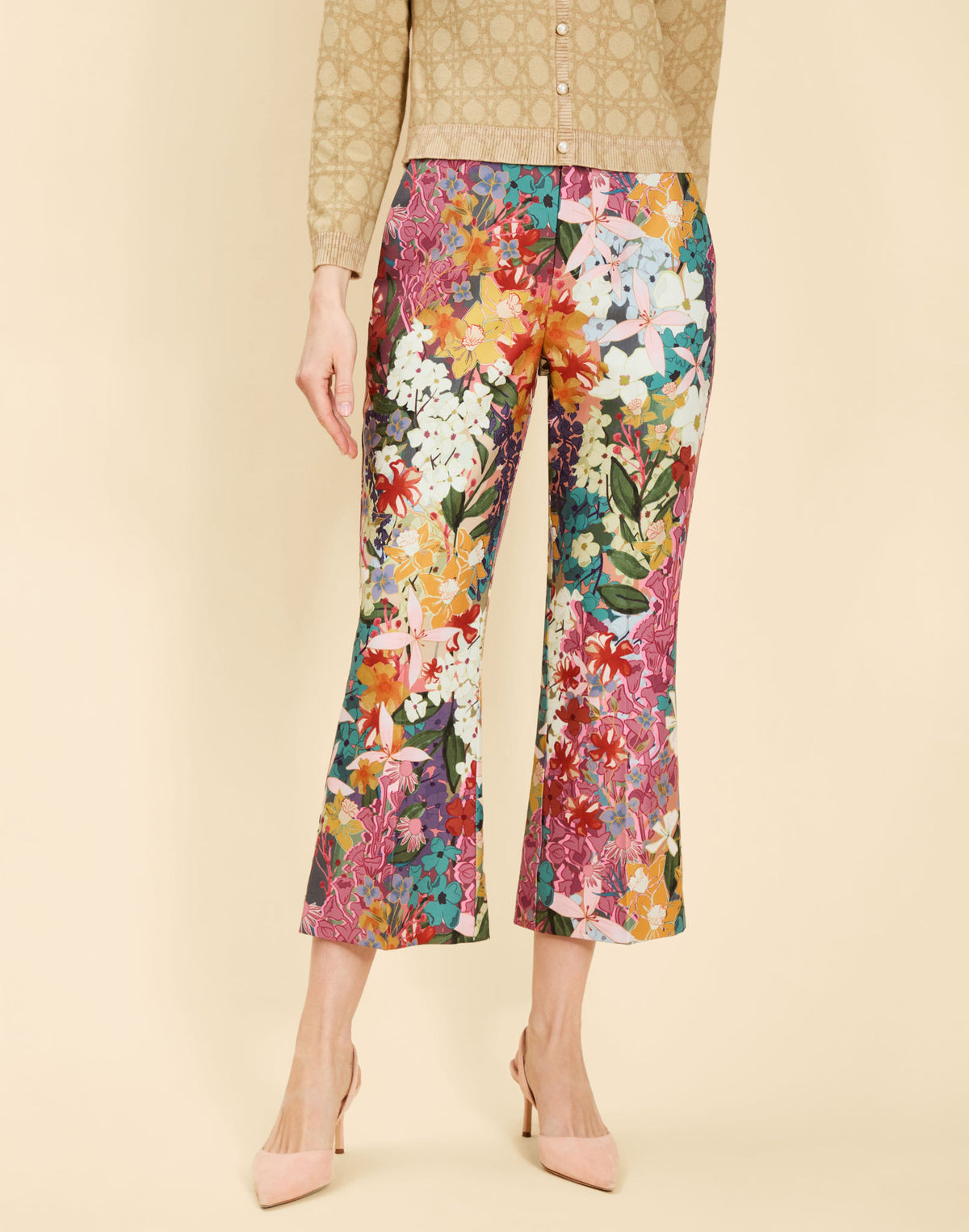 Tuxedo Crop Kick Pants