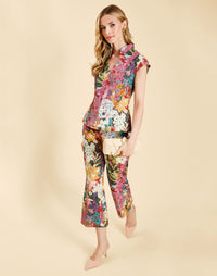 Tuxedo Crop Kick Pants