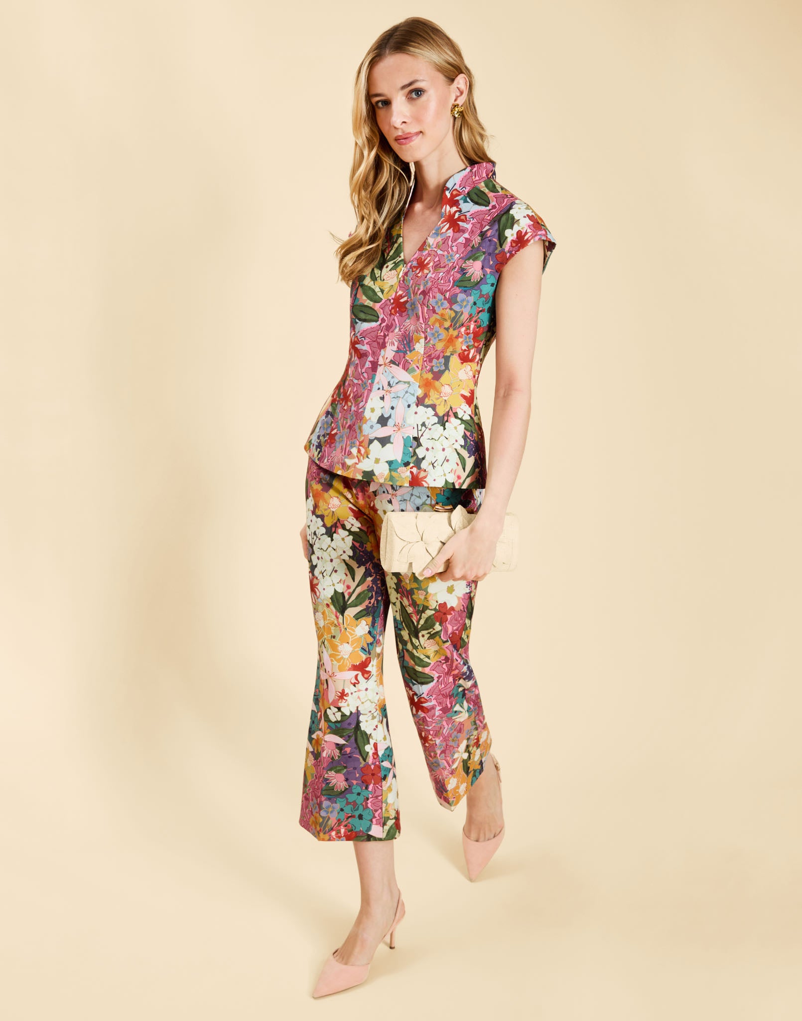 Tuxedo Crop Kick Pants